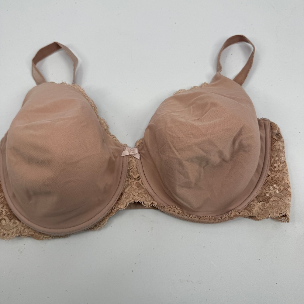 Victoria's Secret Full Coverage Bra Womens 40DD Nude Lace Underwire 238289-V52